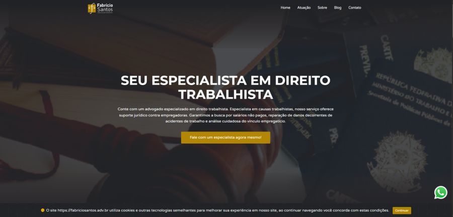 Site Institucional Fabricio