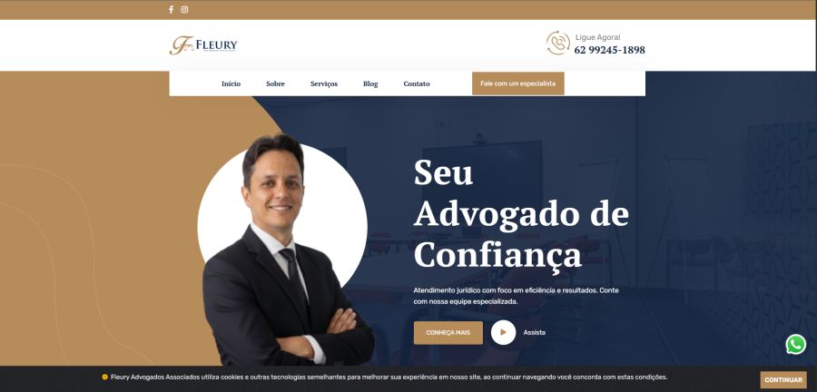 Site Institucional Fleury