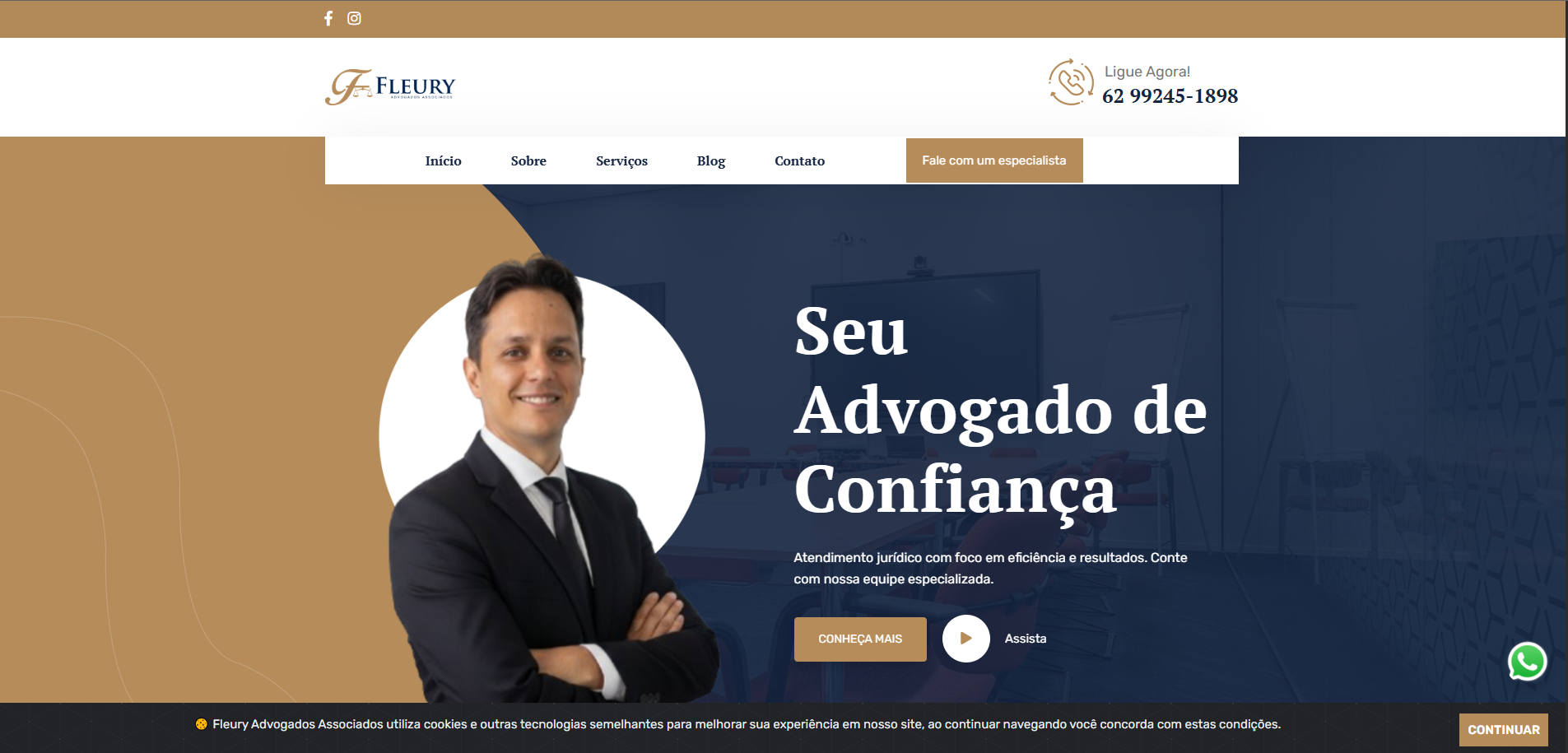 Site Institucional Fleury